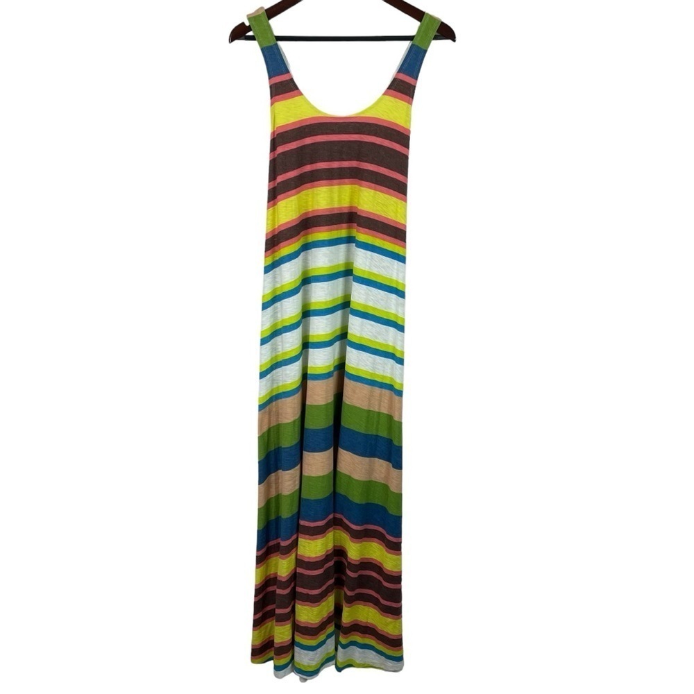Plenty by Tracy Reese | Multi Color Stripe Tank Maxi Dress